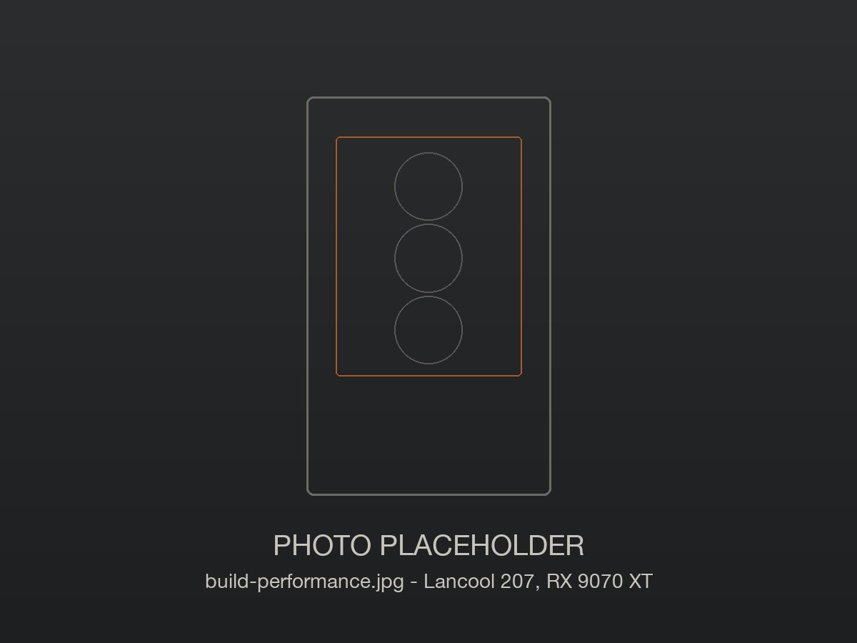 Performance build: Lian Li Lancool 207 case with a Radeon RX 9070 XT inside